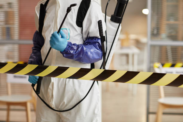 Professional Blood Cleanup technician working in Hayward, WI
